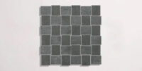 Nasco Stone + Tile GRO 203 porcelain basketweave mosaic tile.