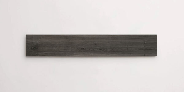 Nasco Stone + Tile Lift Dark Grey 8" x 36" wood-look porcelain tile.