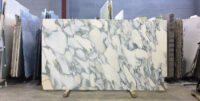 Nasco Stone + Tile Calacatta Verde 2CM 61" x 110" marble slab.